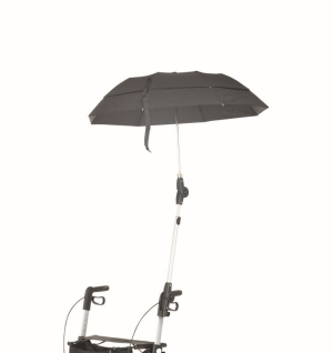 Regenschirm mit Halterung für Rollator Vital schwarz
