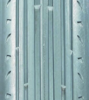 Decke 24x1 3/8 grau Rillenprofil IS105 Super-Leichtlauf Rolko