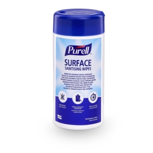 Desinfektionstücher Purell für Oberflächen in Zupfdose, 100 Stück
