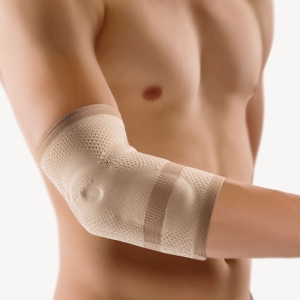 Epicondylitis-Bandage EpiBasic mit zwei strukturierten Silikon-Pelotten